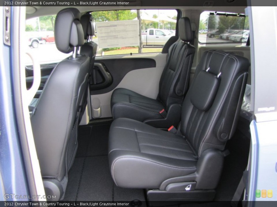Black/Light Graystone Interior Photo for the 2012 Chrysler Town & Country Touring - L #53605746