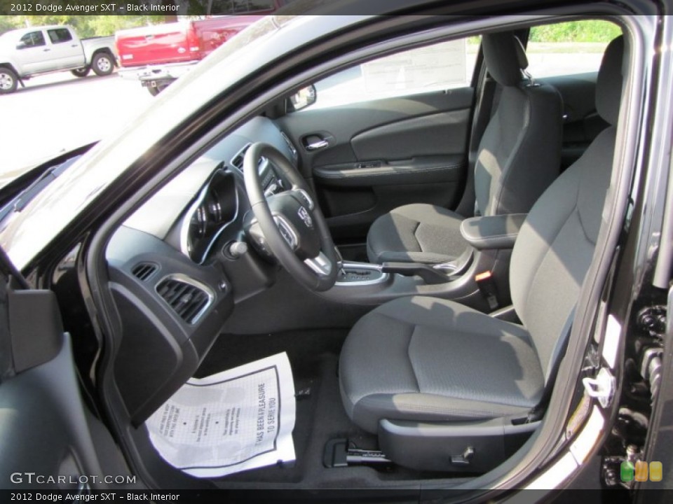 Black Interior Photo for the 2012 Dodge Avenger SXT #53606163
