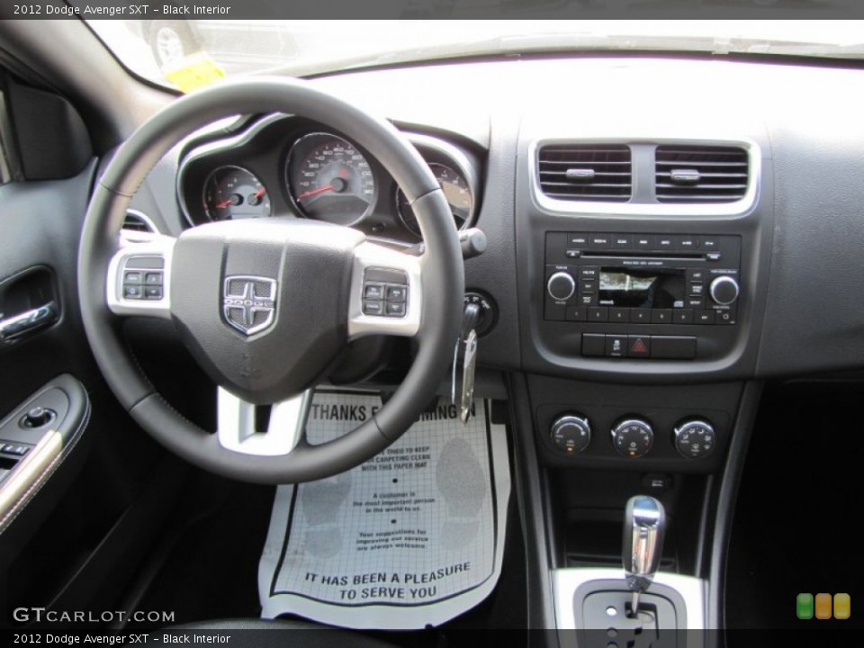 Black Interior Dashboard for the 2012 Dodge Avenger SXT #53606212