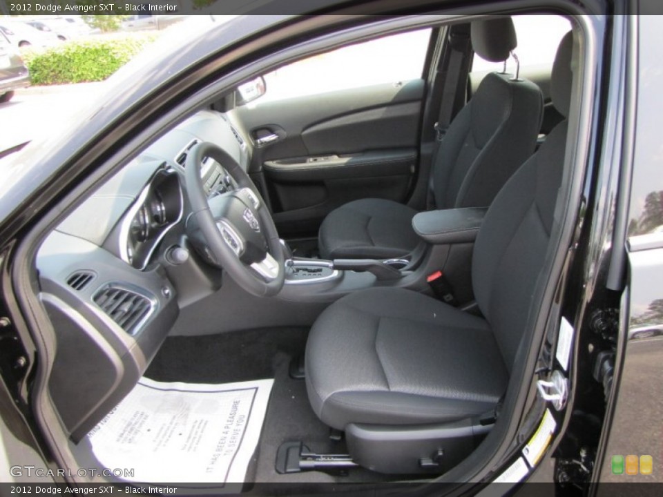 Black Interior Photo for the 2012 Dodge Avenger SXT #53606358