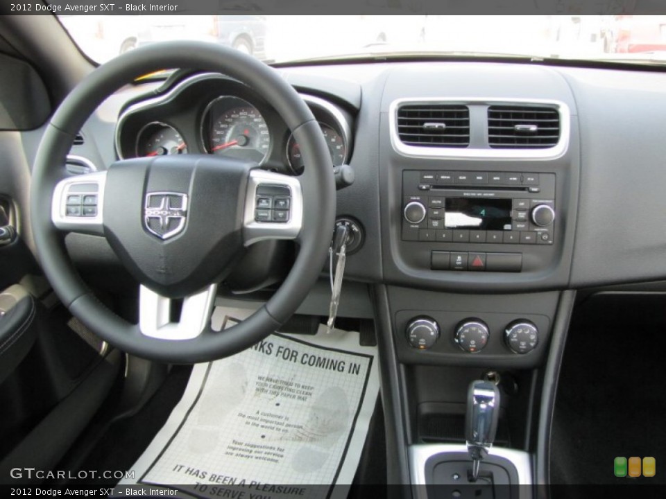 Black Interior Dashboard for the 2012 Dodge Avenger SXT #53606415