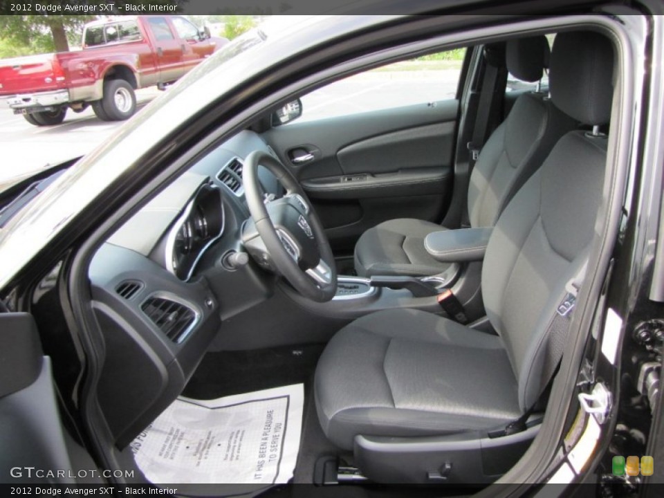 Black Interior Photo for the 2012 Dodge Avenger SXT #53606601