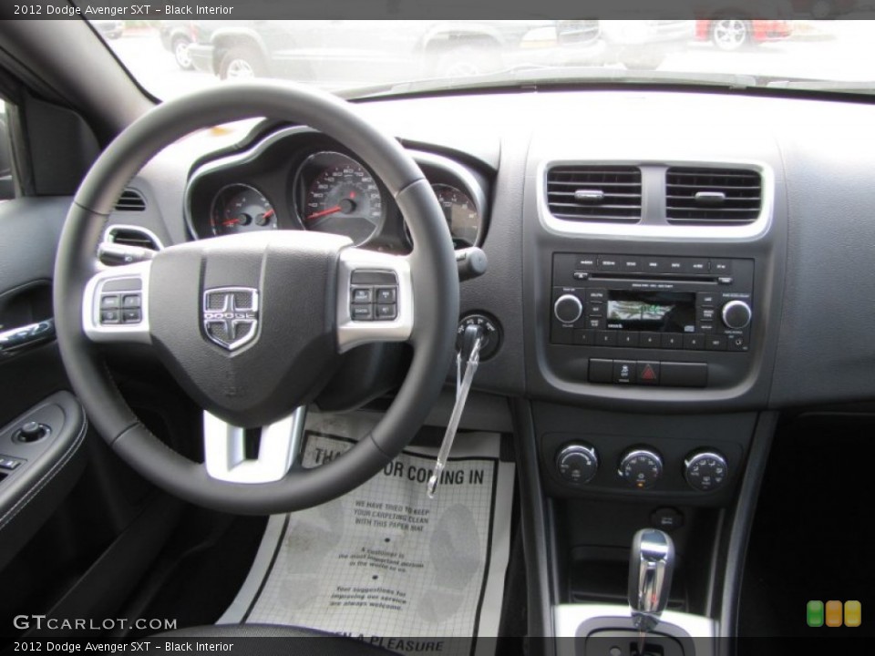 Black Interior Dashboard for the 2012 Dodge Avenger SXT #53606649