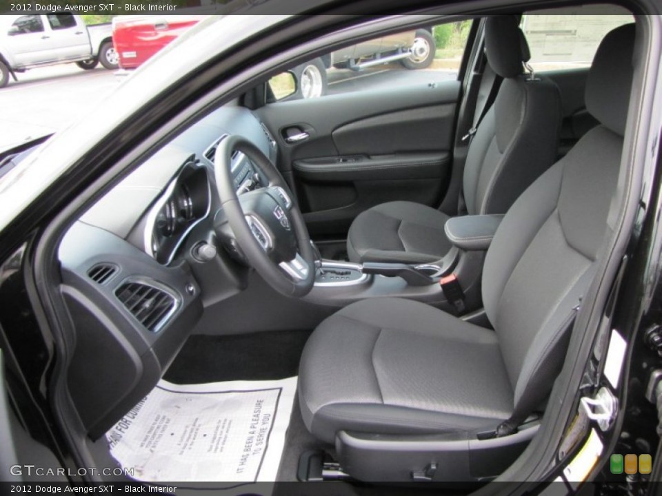 Black Interior Photo for the 2012 Dodge Avenger SXT #53606820