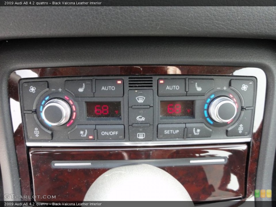 Black Valcona Leather Interior Controls for the 2009 Audi A8 4.2 quattro #53606884