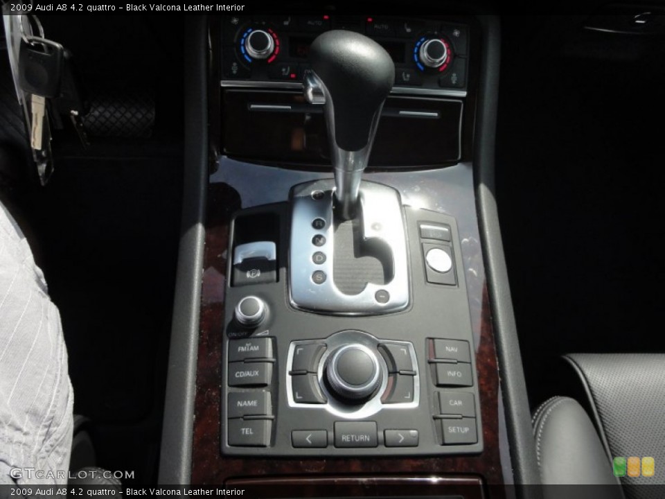 Black Valcona Leather Interior Transmission for the 2009 Audi A8 4.2 quattro #53606898