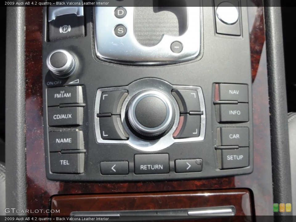 Black Valcona Leather Interior Controls for the 2009 Audi A8 4.2 quattro #53606910