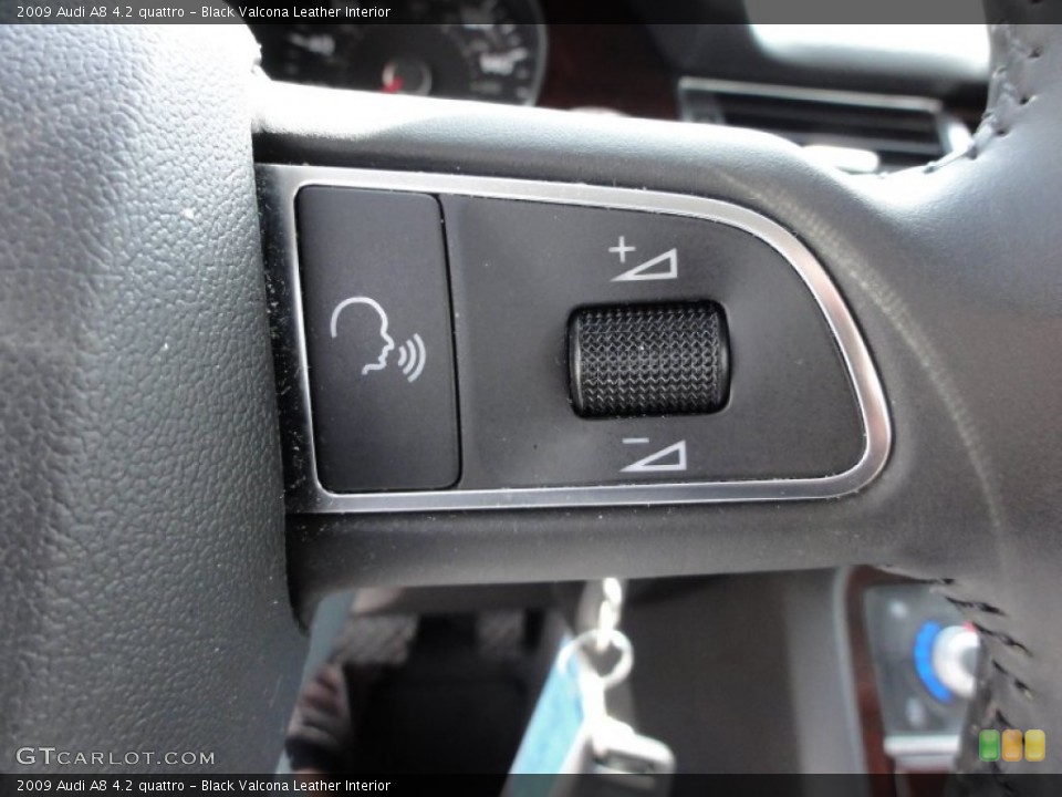 Black Valcona Leather Interior Controls for the 2009 Audi A8 4.2 quattro #53606981