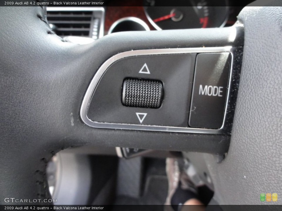 Black Valcona Leather Interior Controls for the 2009 Audi A8 4.2 quattro #53606985