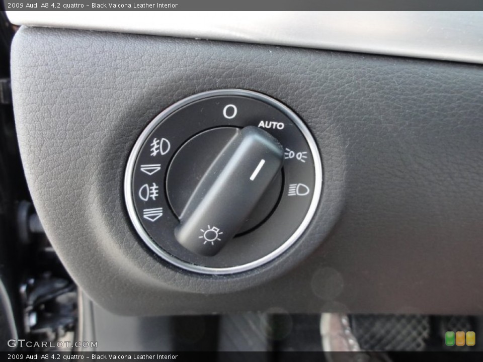 Black Valcona Leather Interior Controls for the 2009 Audi A8 4.2 quattro #53607000