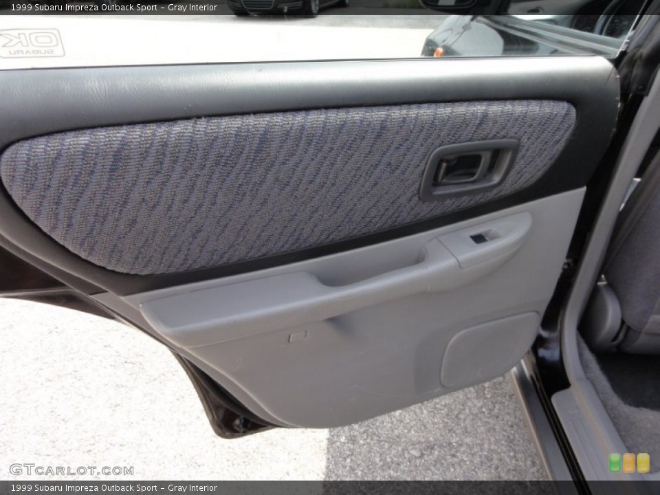 Gray Interior Door Panel for the 1999 Subaru Impreza Outback Sport #53607405