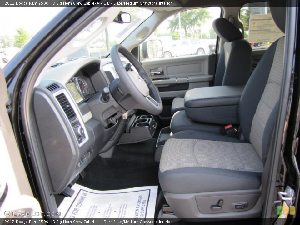 Dark Slate/Medium Graystone Interior Photo for the 2012 Dodge Ram 2500 HD Big Horn Crew Cab 4x4 #53607780