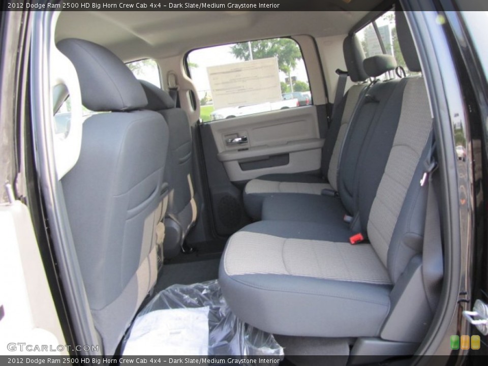 Dark Slate/Medium Graystone Interior Photo for the 2012 Dodge Ram 2500 HD Big Horn Crew Cab 4x4 #53607789