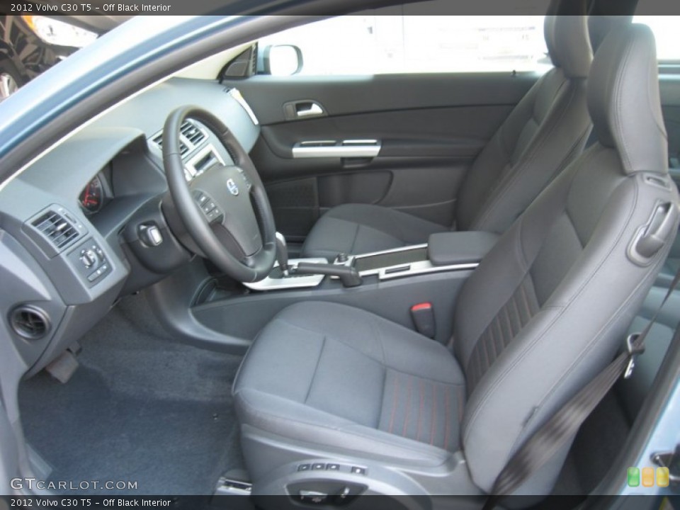 Off Black Interior Photo for the 2012 Volvo C30 T5 #53609217