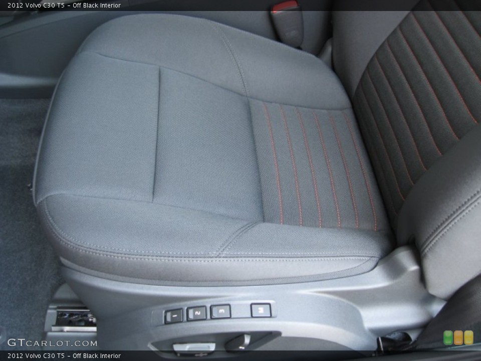 Off Black Interior Photo for the 2012 Volvo C30 T5 #53609233