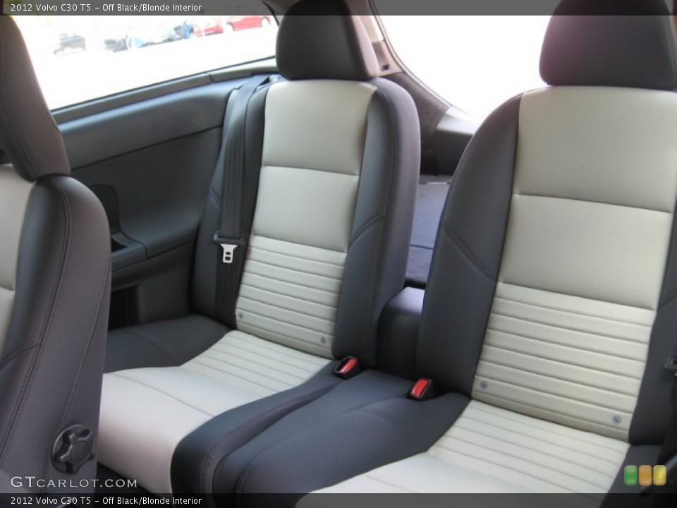 Off Black/Blonde Interior Photo for the 2012 Volvo C30 T5 #53609634