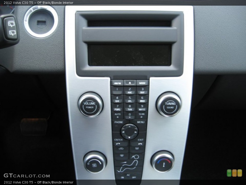 Off Black/Blonde Interior Controls for the 2012 Volvo C30 T5 #53609733