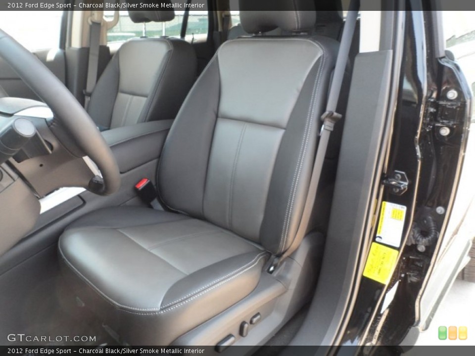 Charcoal Black/Silver Smoke Metallic Interior Photo for the 2012 Ford Edge Sport #53609761