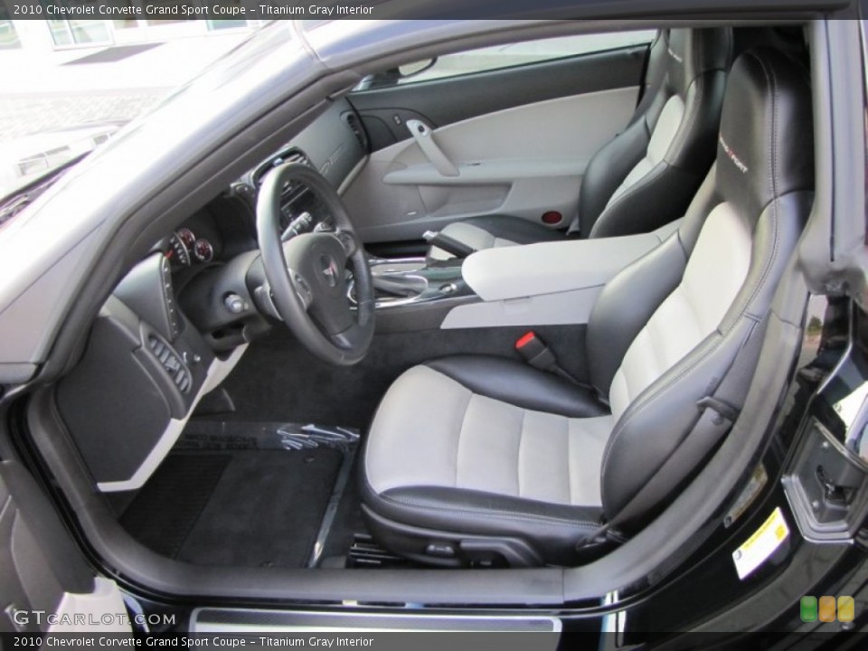 Titanium Gray Interior Photo for the 2010 Chevrolet Corvette Grand Sport Coupe #53609838