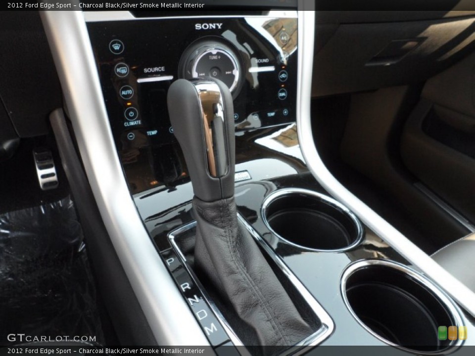 Charcoal Black/Silver Smoke Metallic Interior Transmission for the 2012 Ford Edge Sport #53609844