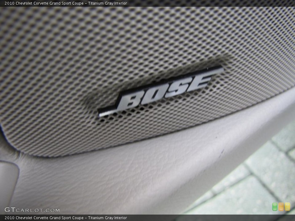 Titanium Gray Interior Audio System for the 2010 Chevrolet Corvette Grand Sport Coupe #53609871