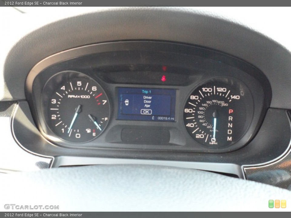 Charcoal Black Interior Gauges for the 2012 Ford Edge SE #53610375