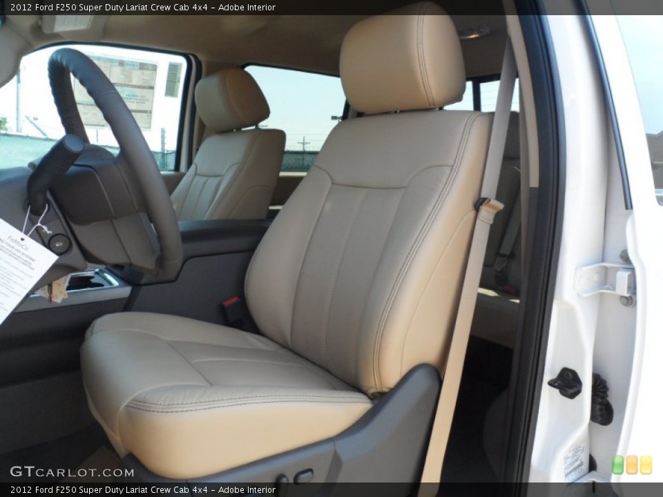 Adobe Interior Photo for the 2012 Ford F250 Super Duty Lariat Crew Cab 4x4 #53610772