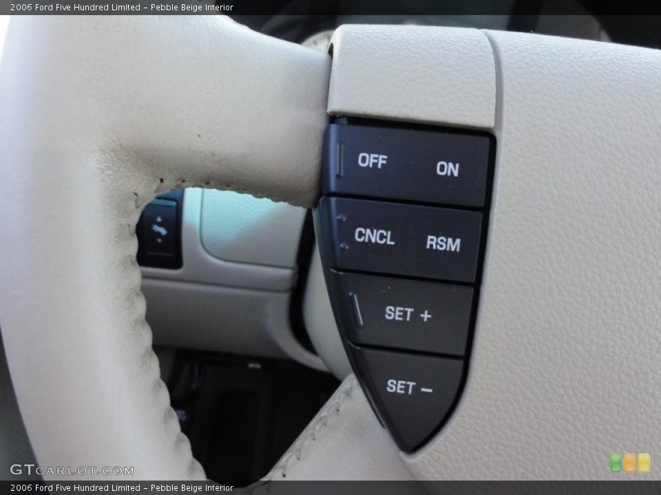 Pebble Beige Interior Controls for the 2006 Ford Five Hundred Limited #53611143