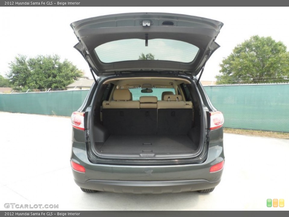 Beige Interior Trunk for the 2012 Hyundai Santa Fe GLS #53611189