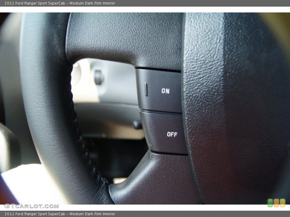 Medium Dark Flint Interior Controls for the 2011 Ford Ranger Sport SuperCab #53612778