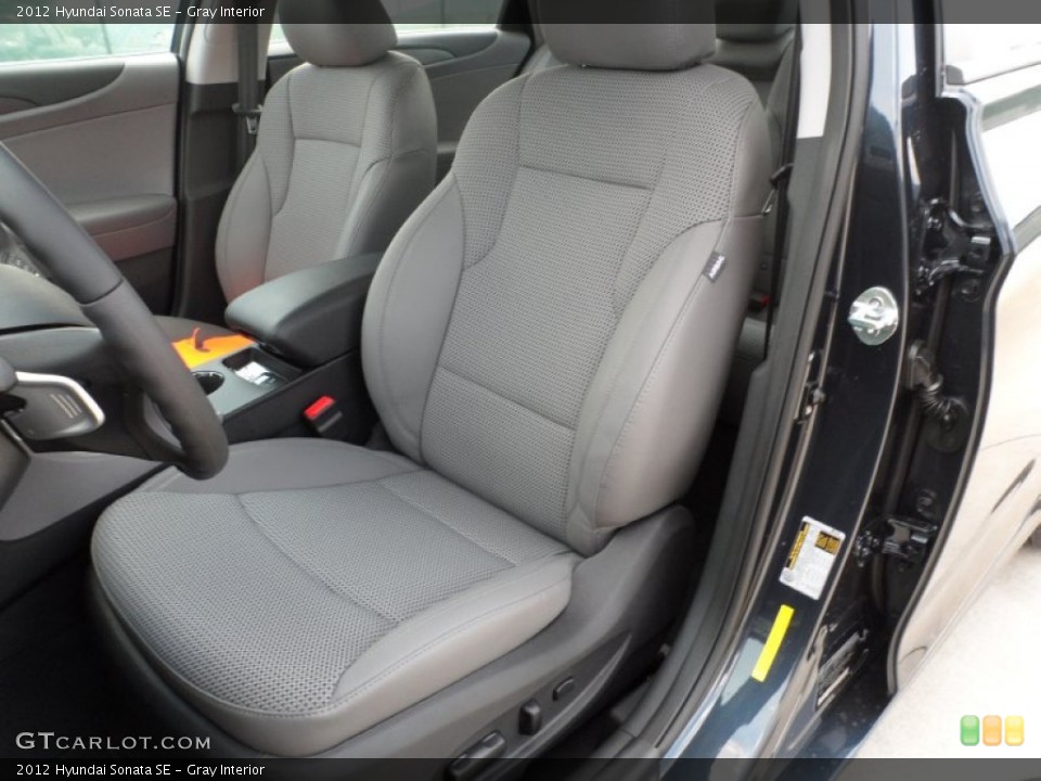 Gray Interior Photo for the 2012 Hyundai Sonata SE #53612811