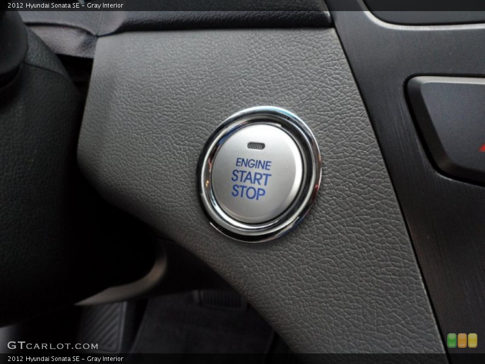 Gray Interior Controls for the 2012 Hyundai Sonata SE #53612907