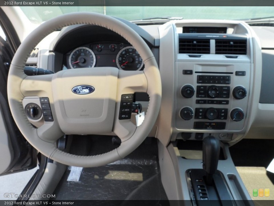 Stone Interior Dashboard for the 2012 Ford Escape XLT V6 #53613937