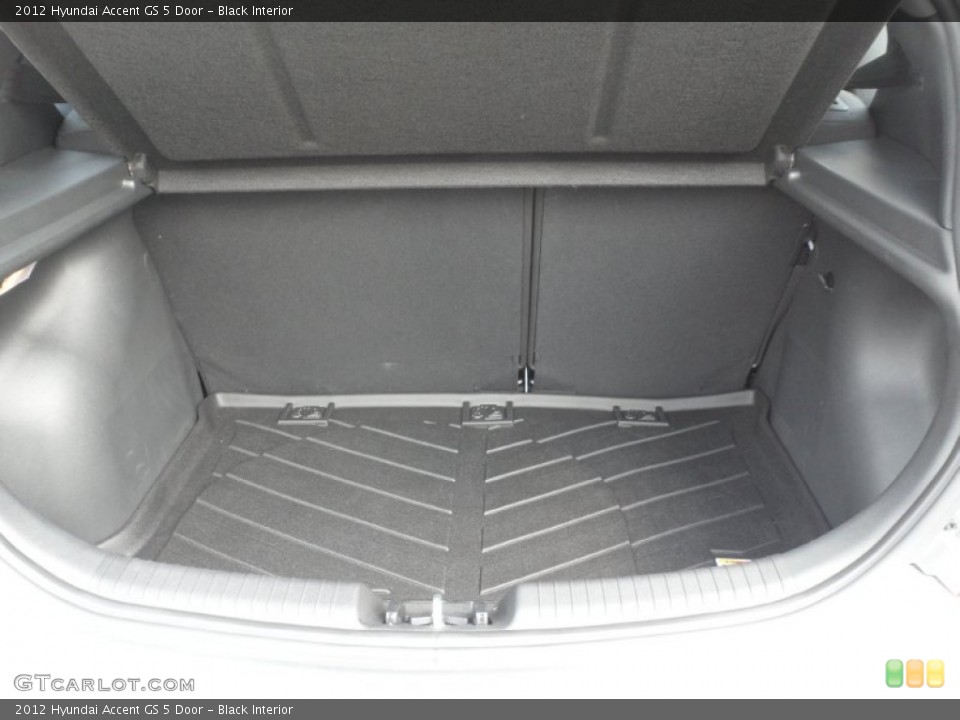 Black Interior Trunk for the 2012 Hyundai Accent GS 5 Door #53614869