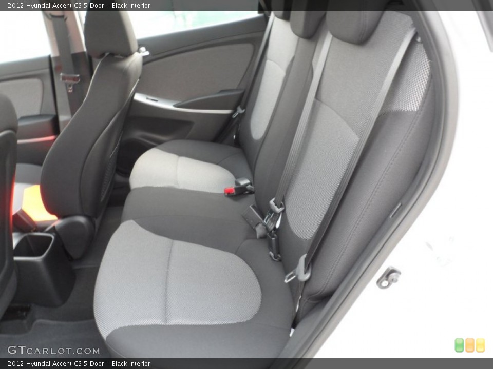 Black Interior Photo for the 2012 Hyundai Accent GS 5 Door #53614890