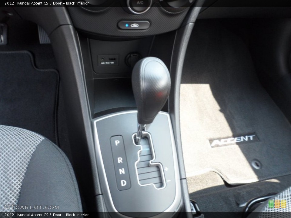 Black Interior Transmission for the 2012 Hyundai Accent GS 5 Door #53615010