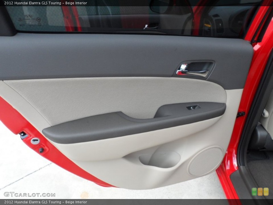 Beige Interior Door Panel for the 2012 Hyundai Elantra GLS Touring #53615338