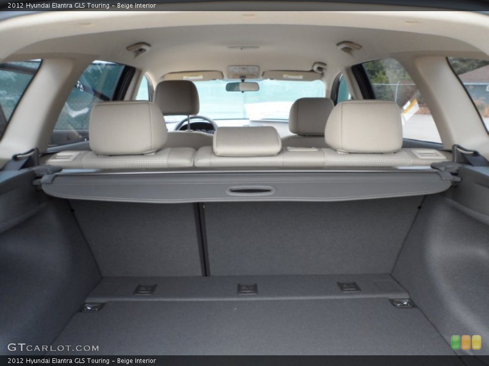 Beige Interior Trunk for the 2012 Hyundai Elantra GLS Touring #53615772