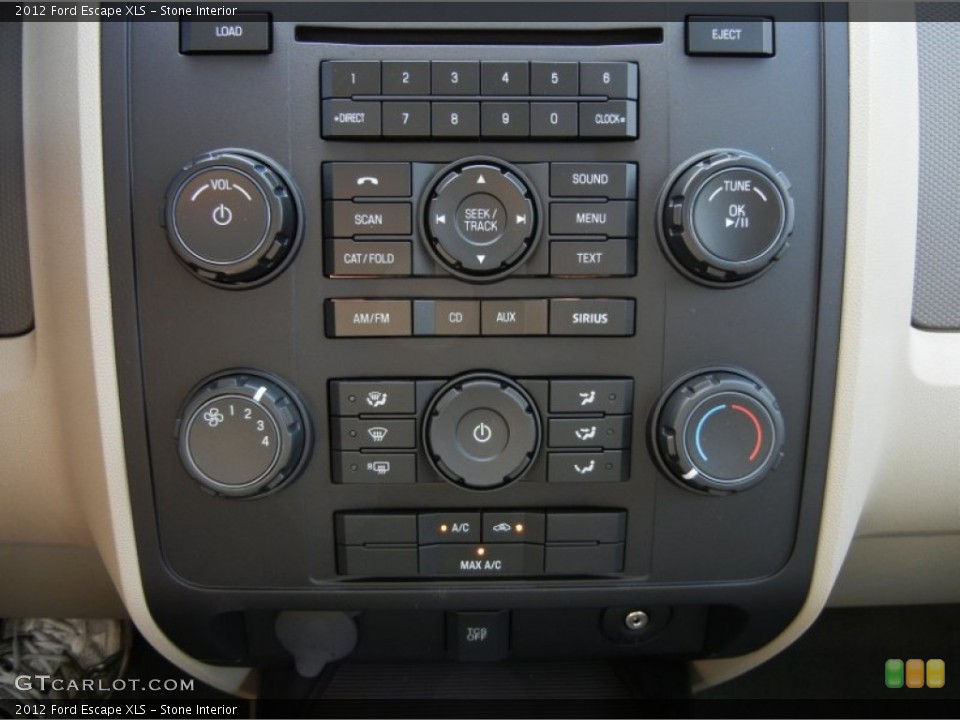 Stone Interior Controls for the 2012 Ford Escape XLS #53616062