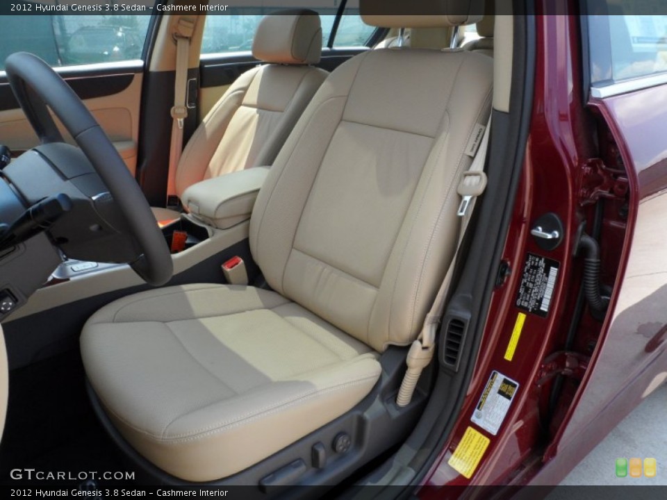 Cashmere Interior Photo for the 2012 Hyundai Genesis 3.8 Sedan #53616270