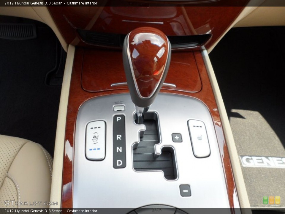 Cashmere Interior Transmission for the 2012 Hyundai Genesis 3.8 Sedan #53616357