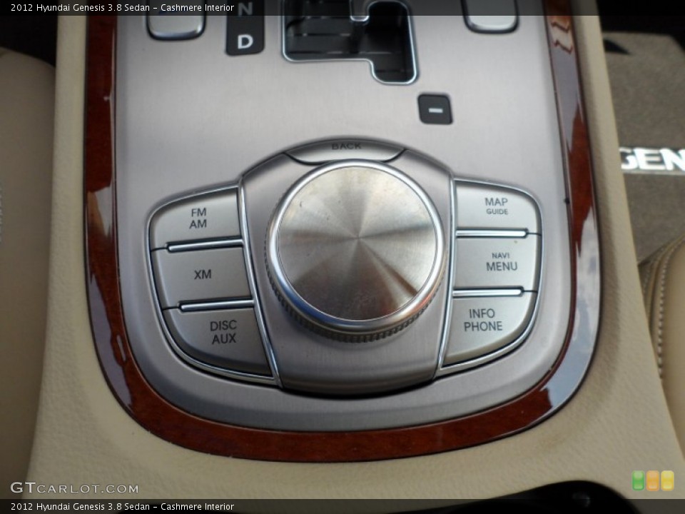 Cashmere Interior Controls for the 2012 Hyundai Genesis 3.8 Sedan #53616377