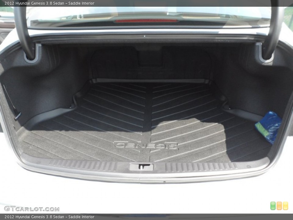 Saddle Interior Trunk for the 2012 Hyundai Genesis 3.8 Sedan #53616645