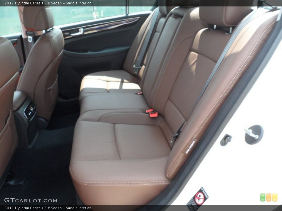 Saddle Interior Photo for the 2012 Hyundai Genesis 3.8 Sedan #53616687