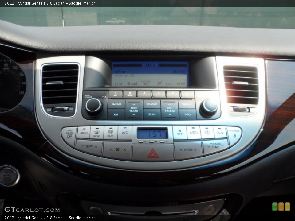 Saddle Interior Dashboard for the 2012 Hyundai Genesis 3.8 Sedan #53616777