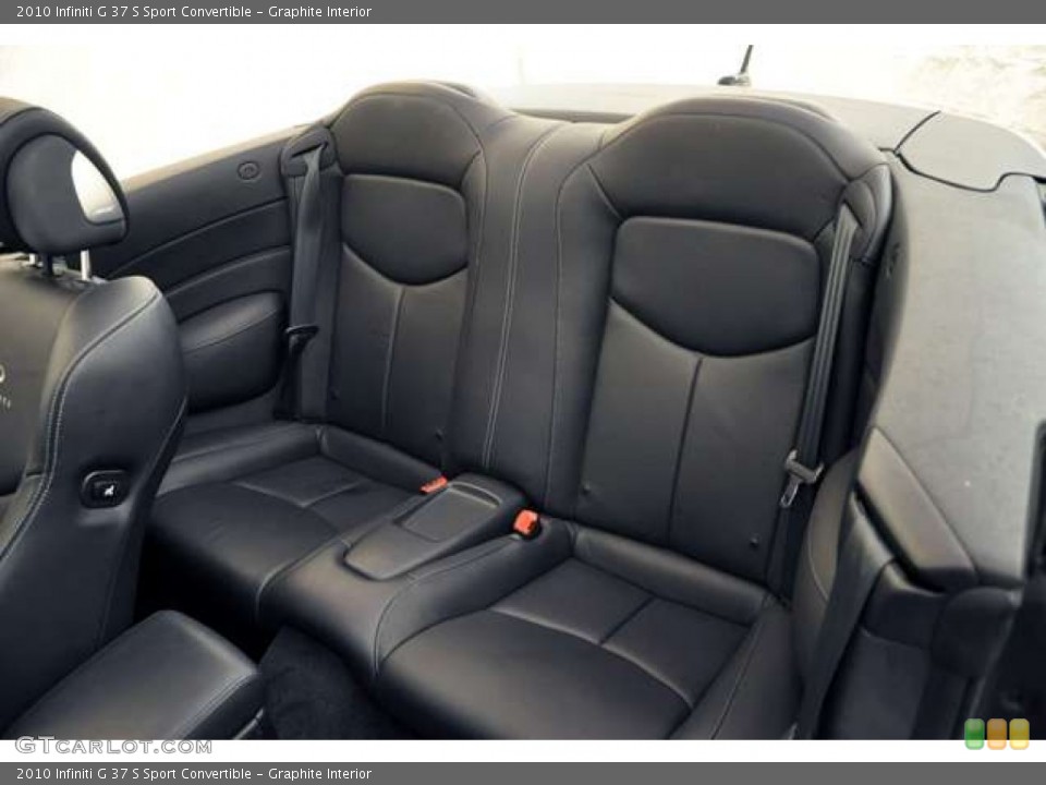 Graphite Interior Photo for the 2010 Infiniti G 37 S Sport Convertible #53616957