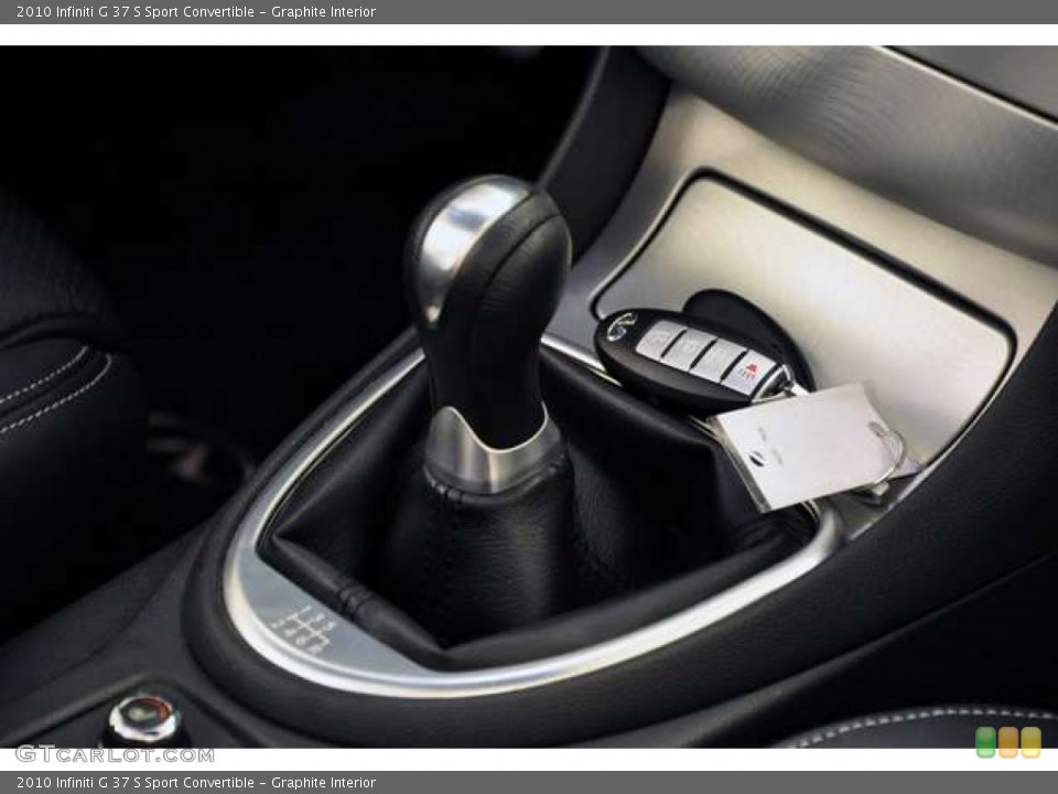 Graphite Interior Transmission for the 2010 Infiniti G 37 S Sport Convertible #53617062