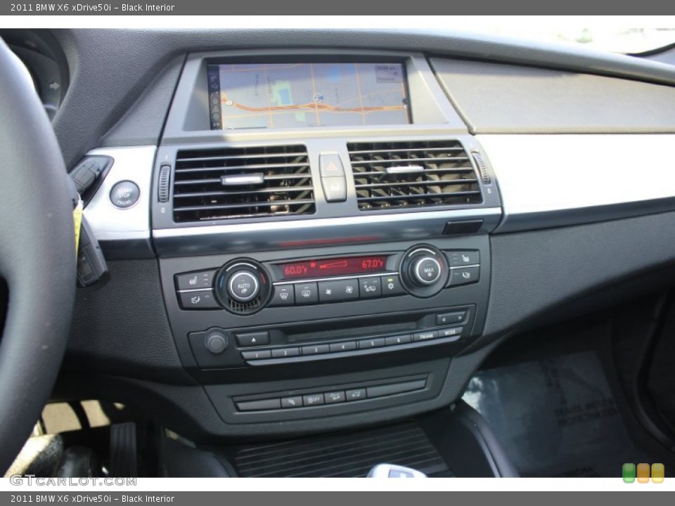 Black Interior Controls for the 2011 BMW X6 xDrive50i #53617717