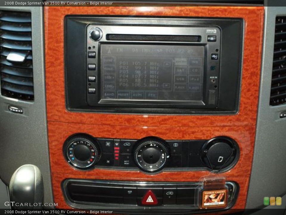Beige Interior Controls for the 2008 Dodge Sprinter Van 3500 RV Conversion #53617899