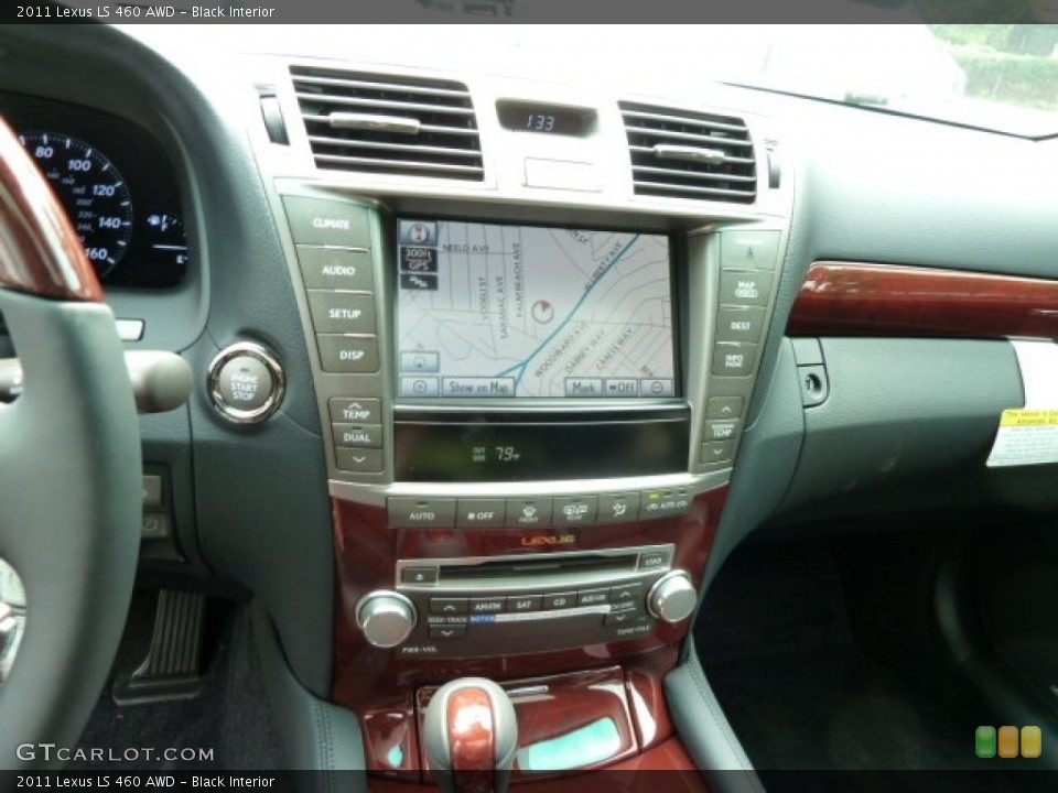 Black Interior Controls for the 2011 Lexus LS 460 AWD #53618010